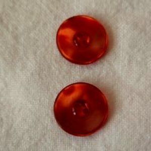 2 iridescent vintage buttons